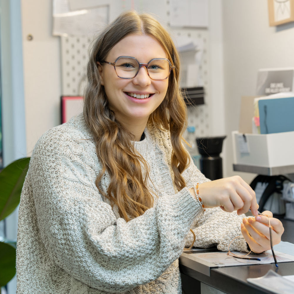 Die Mitarbeiterin Emma Schicker