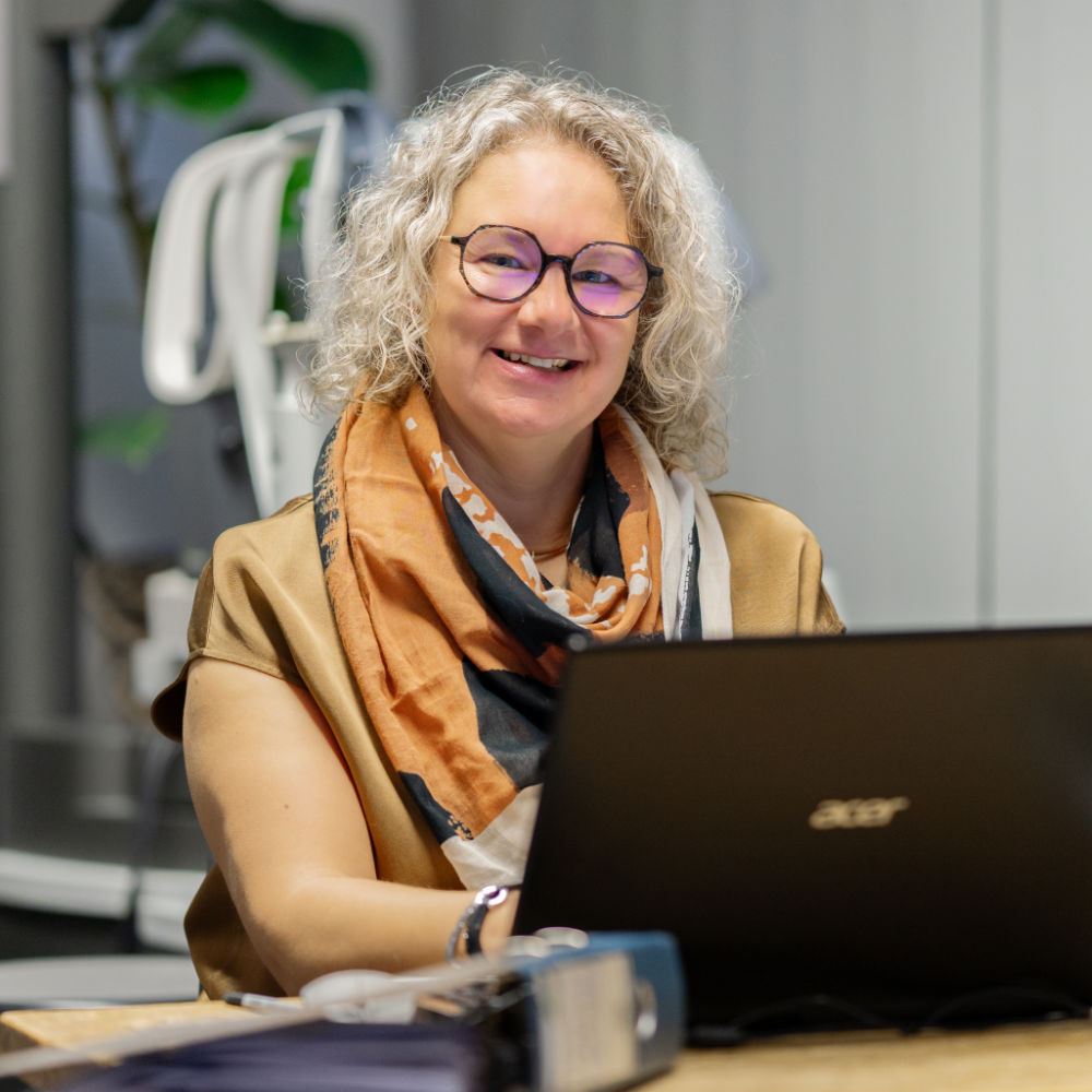 Die Mitarbeiterin Martina Kaiser